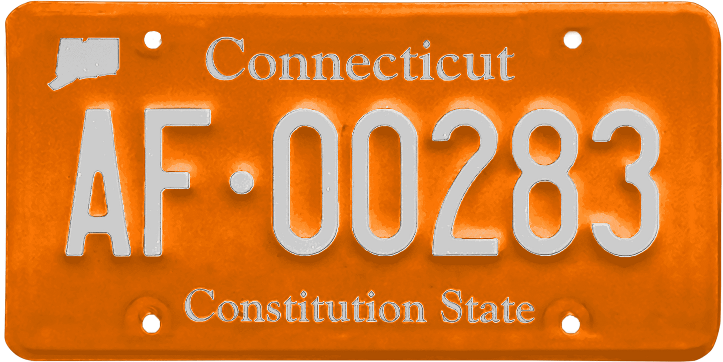 Connecticut License Plate Wrap Kit