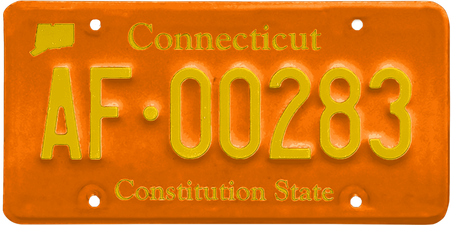 Connecticut License Plate Wrap Kit