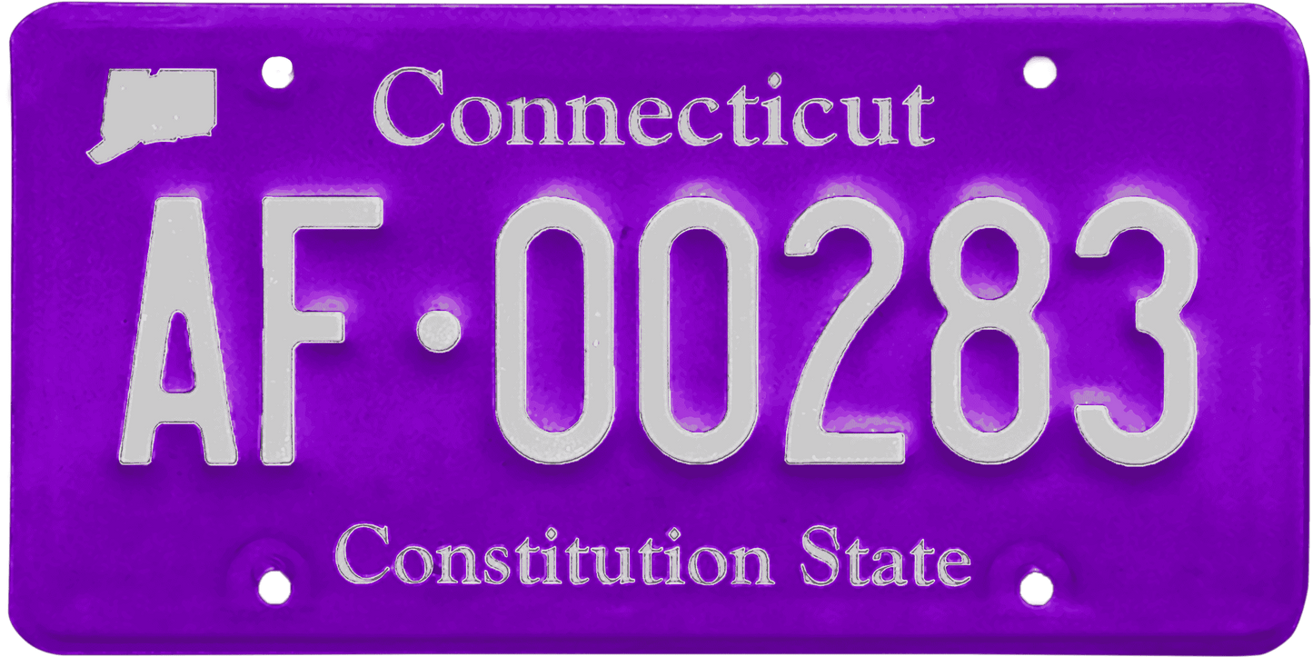 Connecticut License Plate Wrap Kit