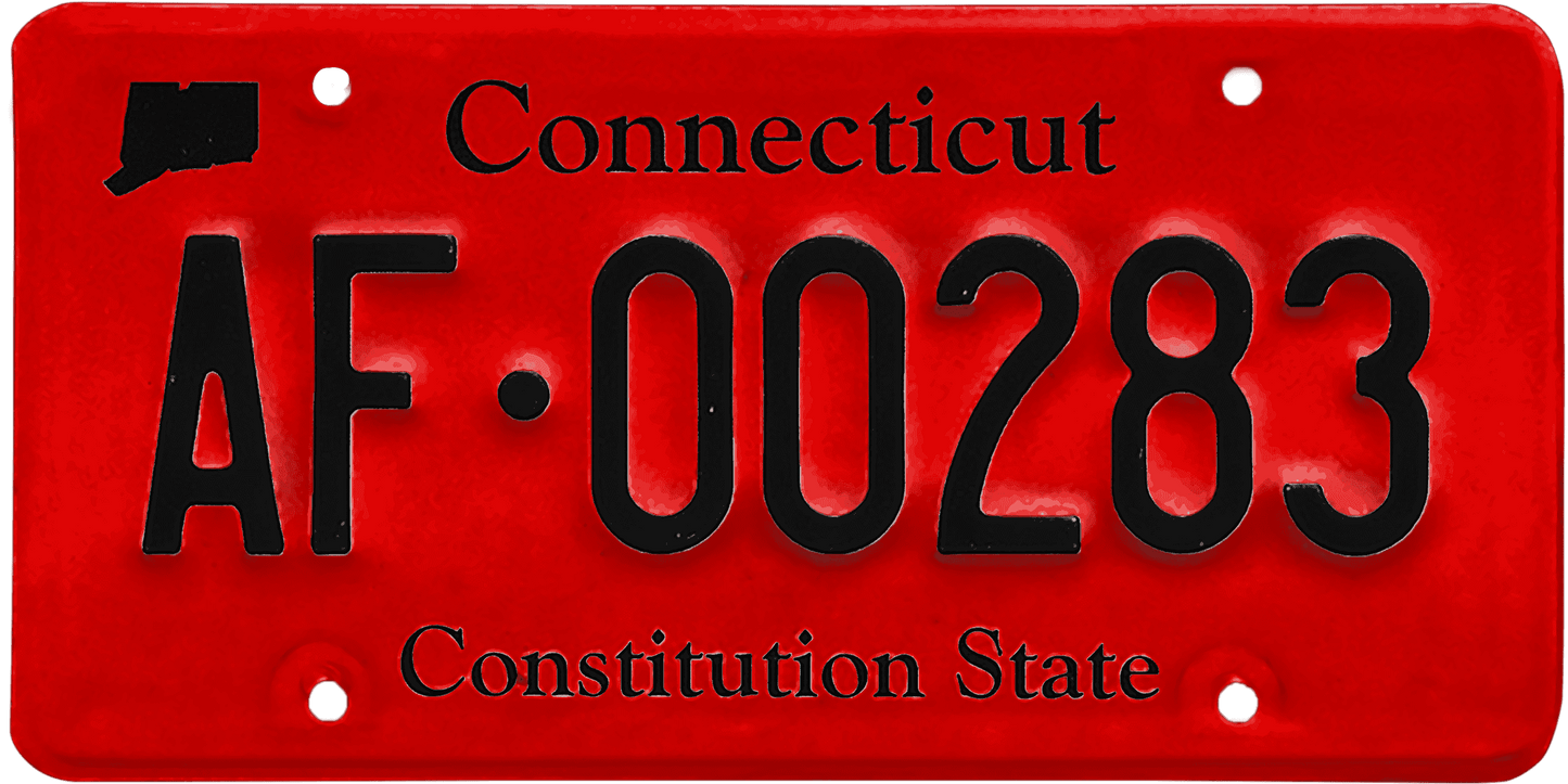 Connecticut License Plate Wrap Kit