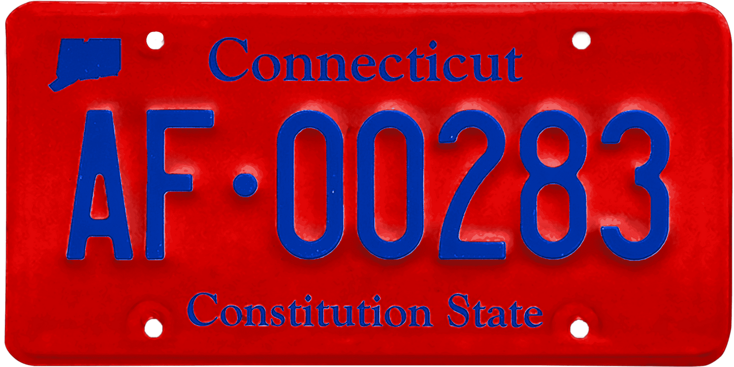 Connecticut License Plate Wrap Kit