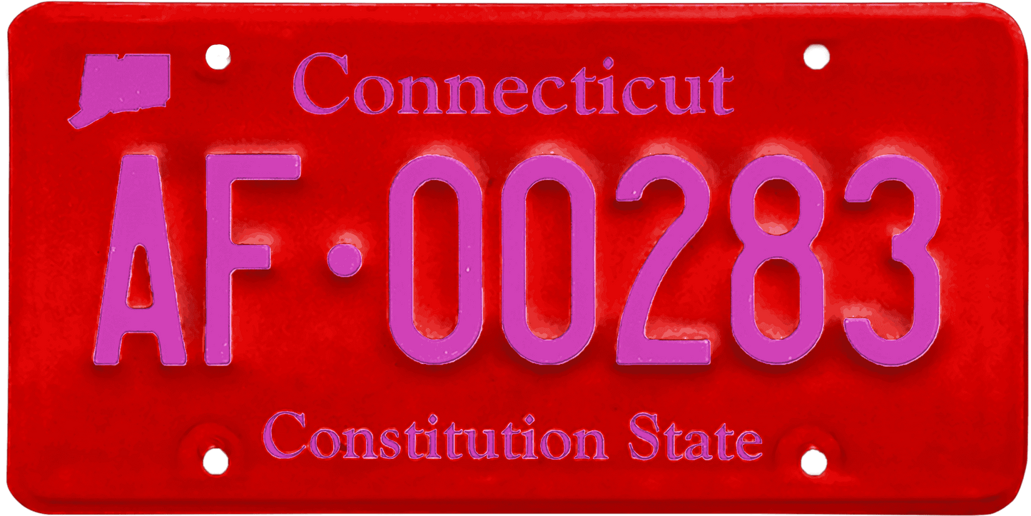 Connecticut License Plate Wrap Kit