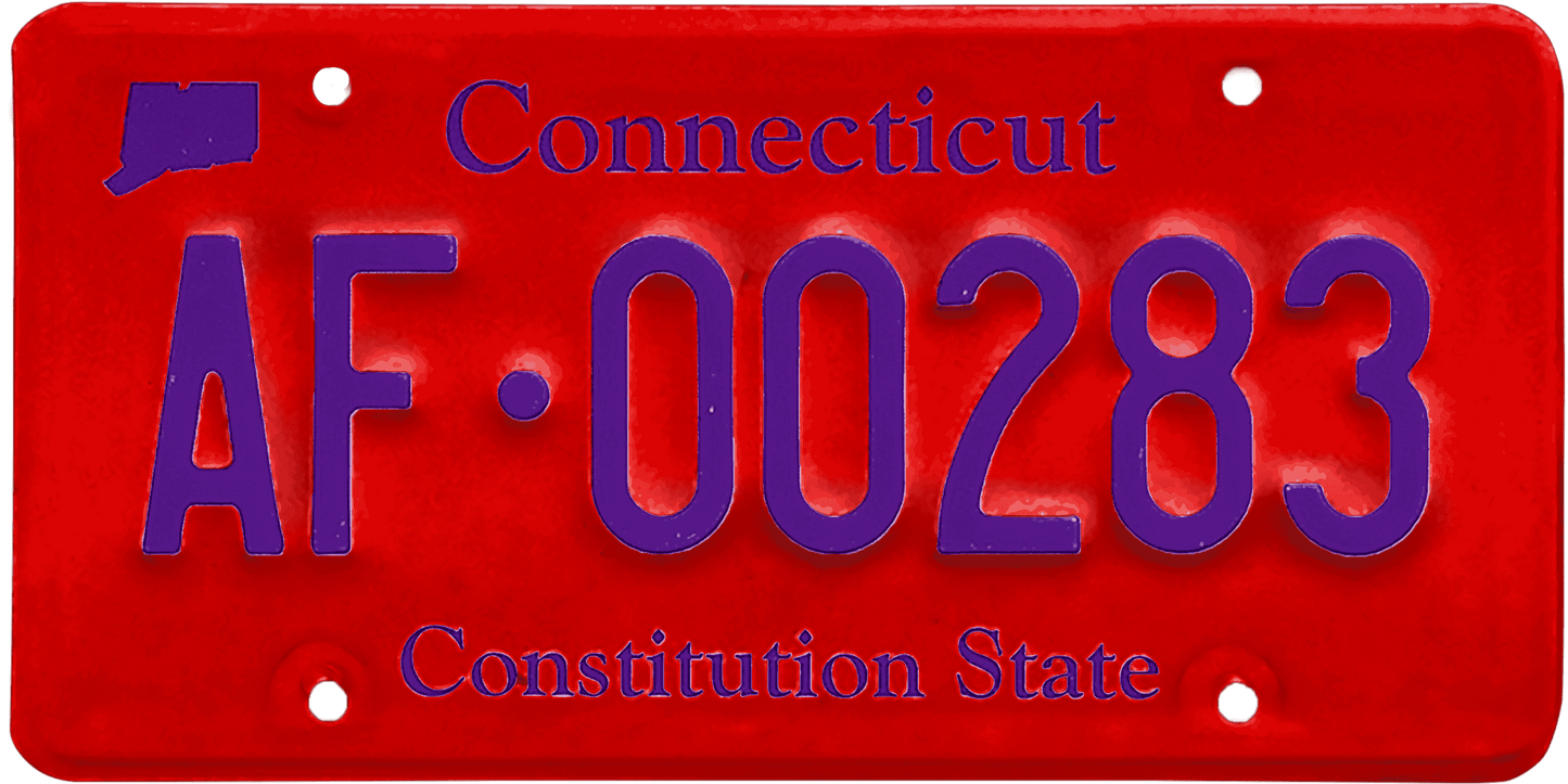 Connecticut License Plate Wrap Kit