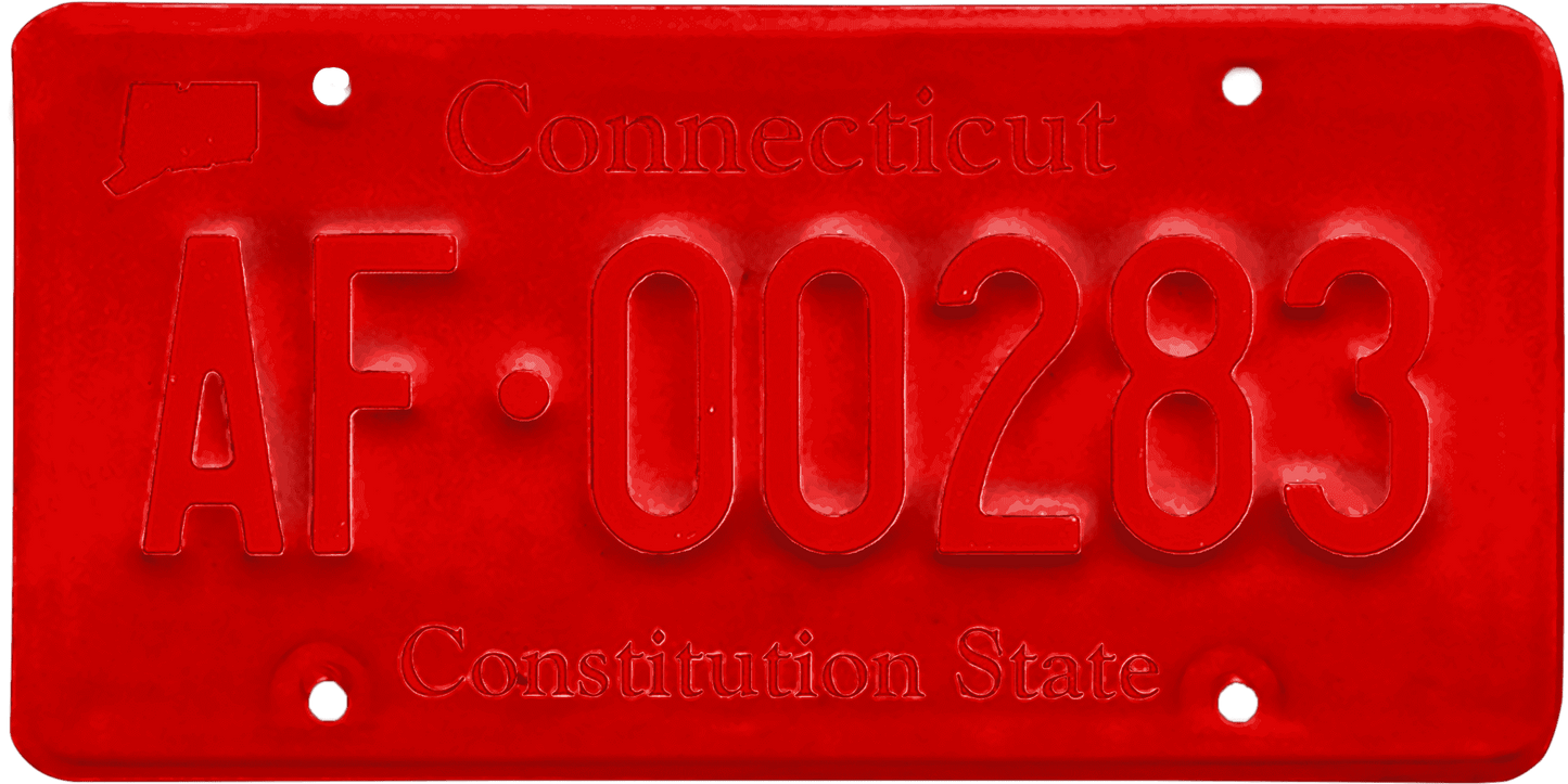 Connecticut License Plate Wrap Kit