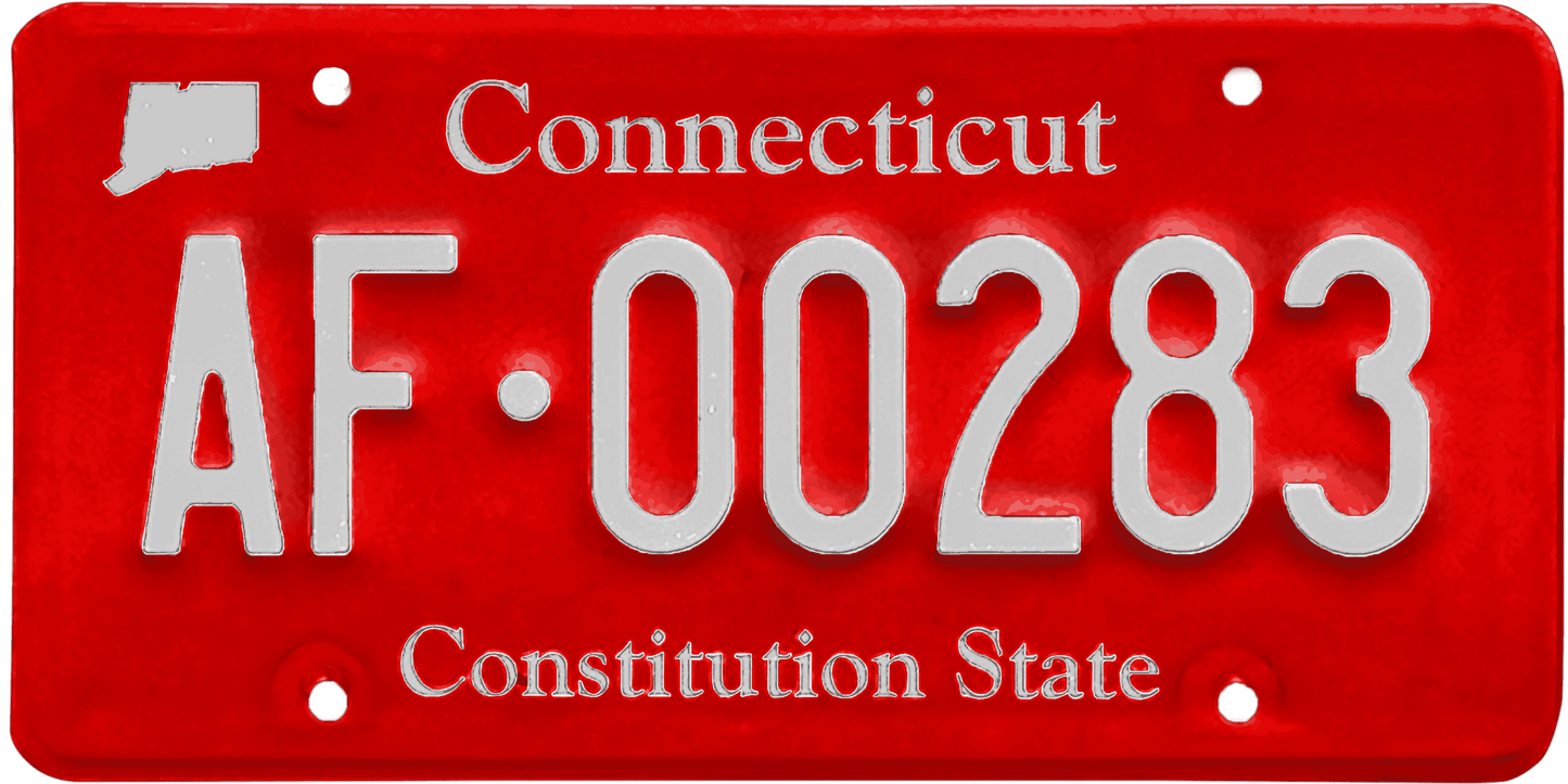 Connecticut License Plate Wrap Kit