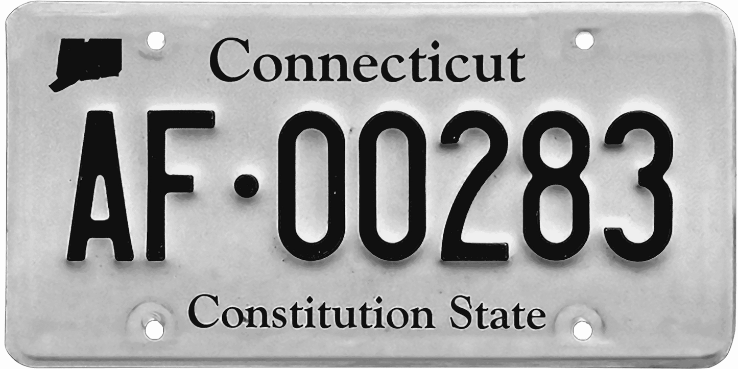 Connecticut License Plate Wrap Kit