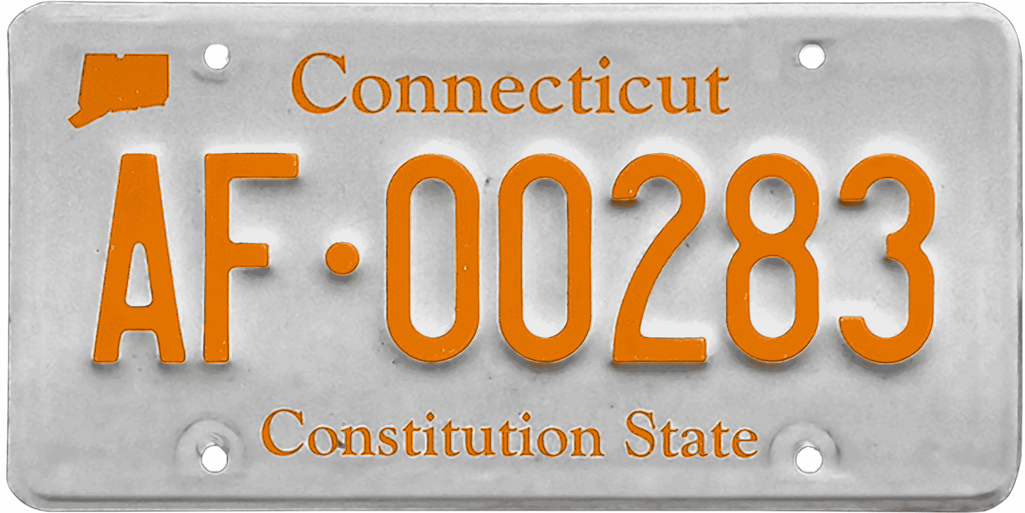 Connecticut License Plate Wrap Kit