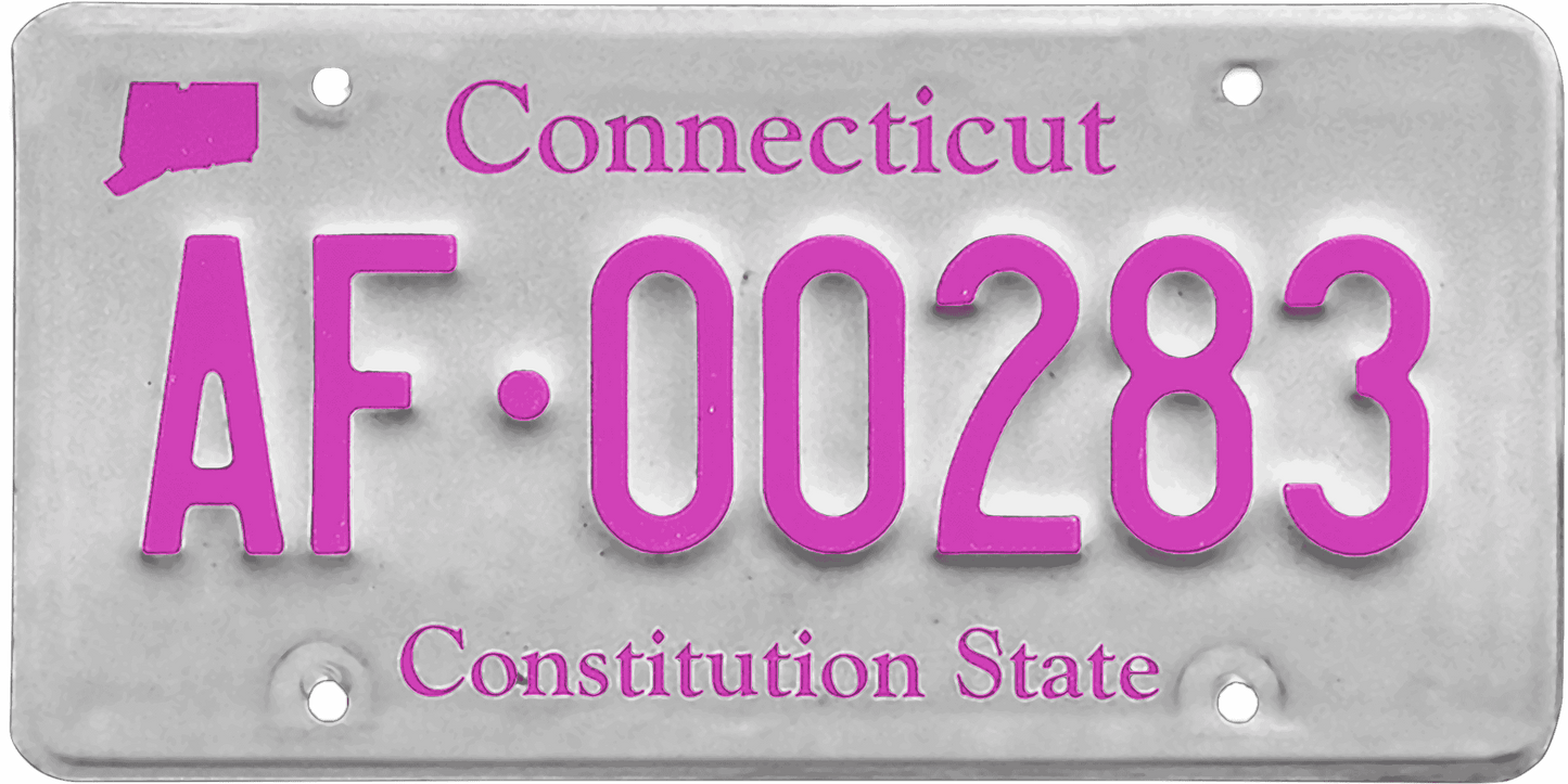 Connecticut License Plate Wrap Kit