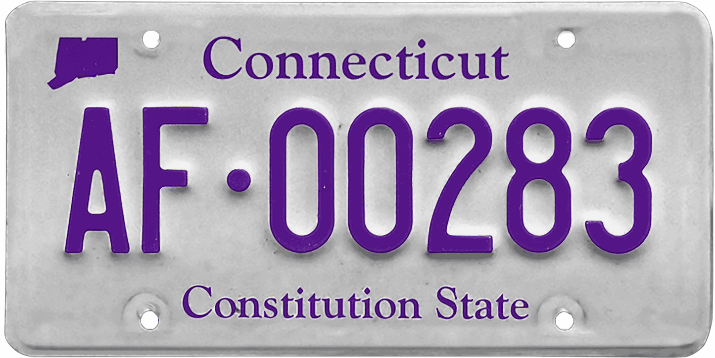 Connecticut License Plate Wrap Kit