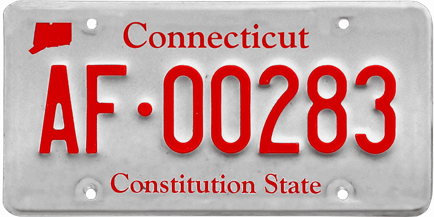 Connecticut License Plate Wrap Kit