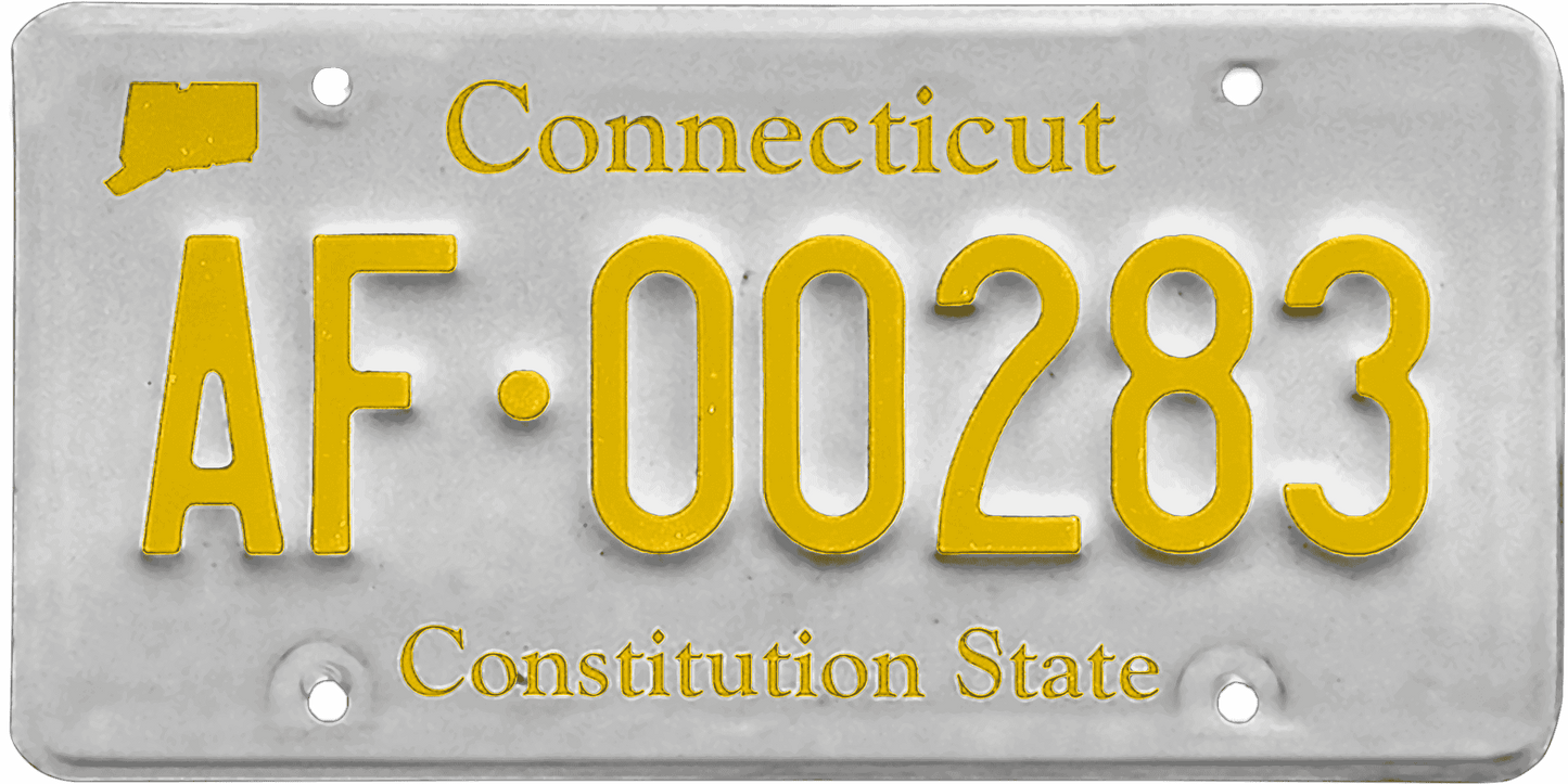 Connecticut License Plate Wrap Kit