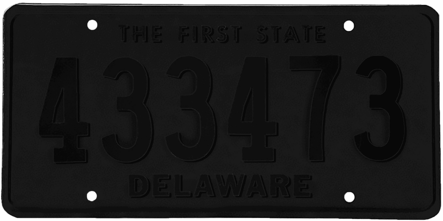 Delaware License Plate Wrap Kit