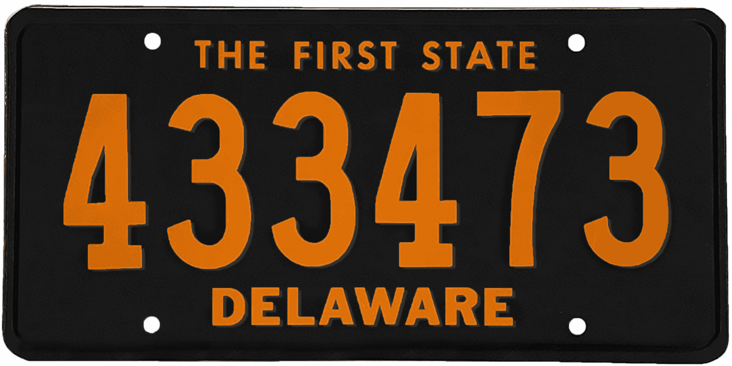 Delaware License Plate Wrap Kit