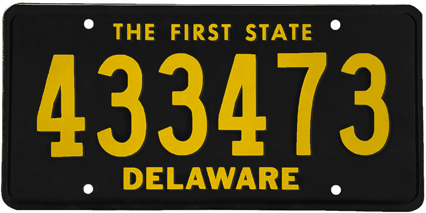 Delaware License Plate Wrap Kit