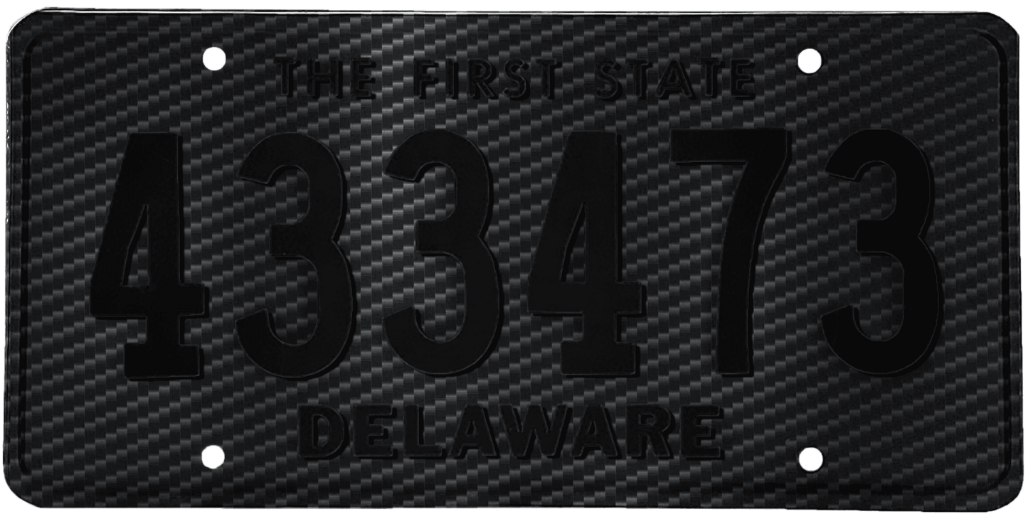 Delaware License Plate Wrap Kit