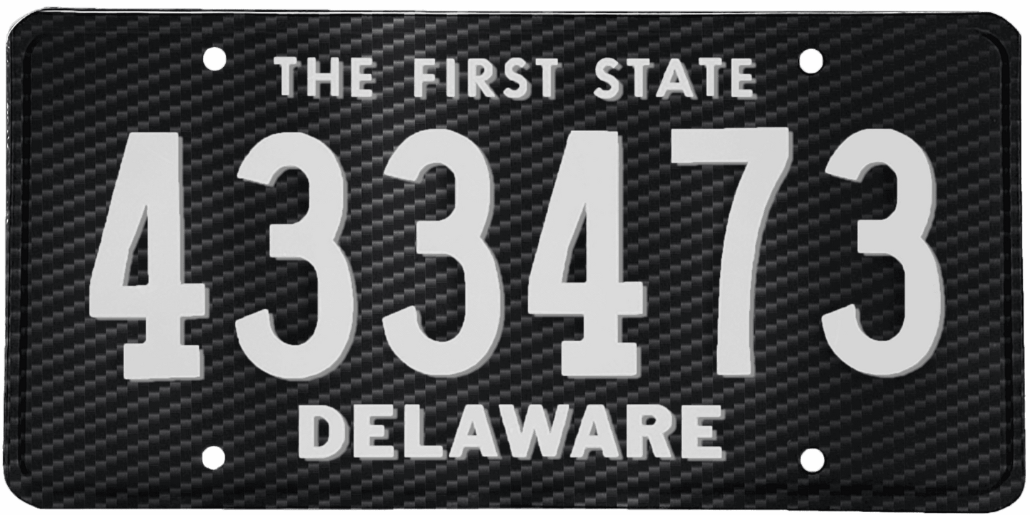 Delaware License Plate Wrap Kit