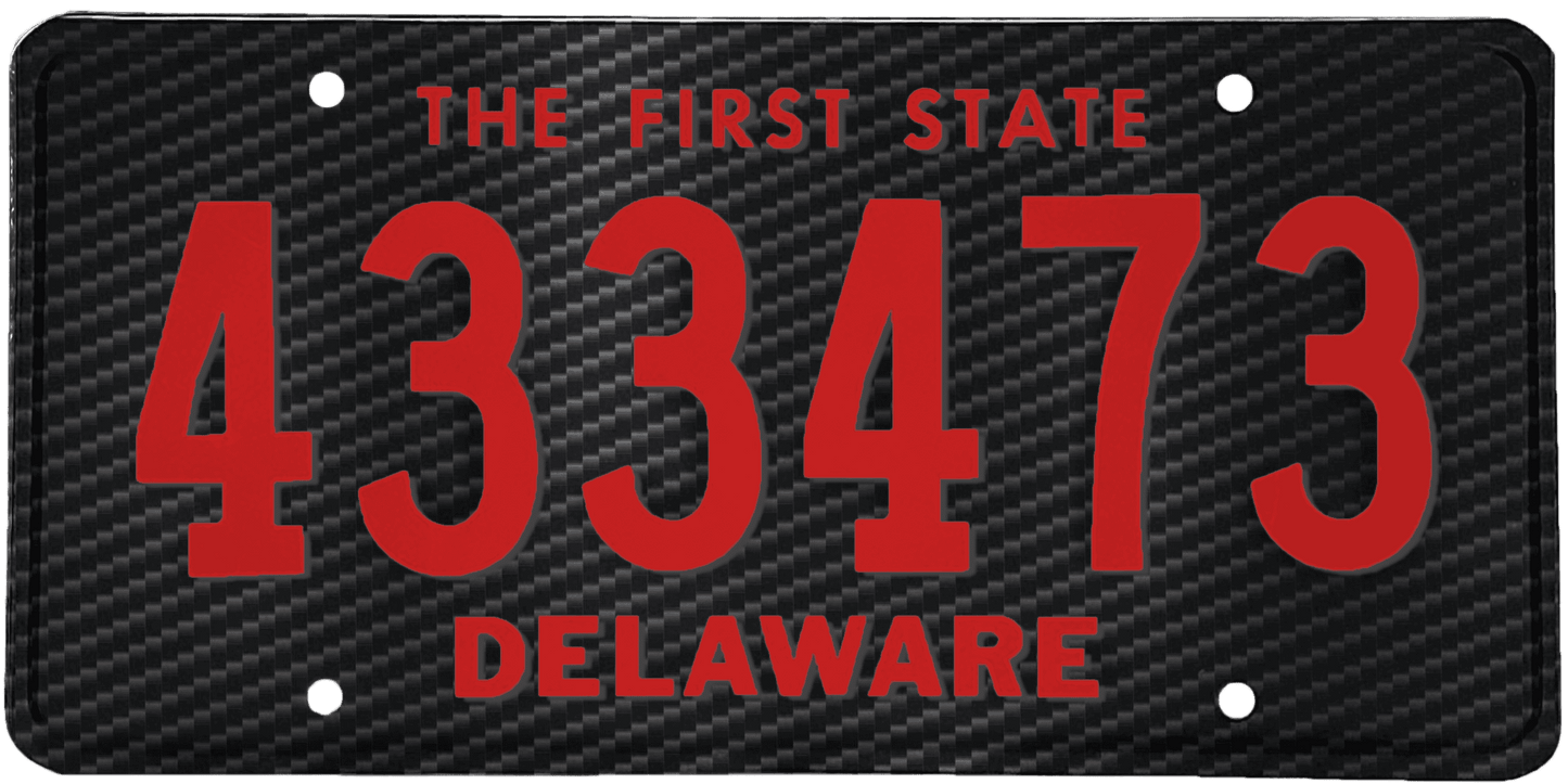 Delaware License Plate Wrap Kit