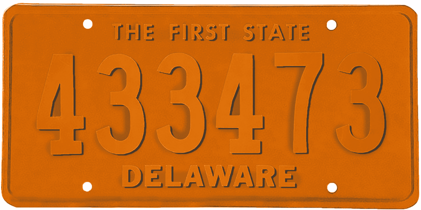 Delaware License Plate Wrap Kit