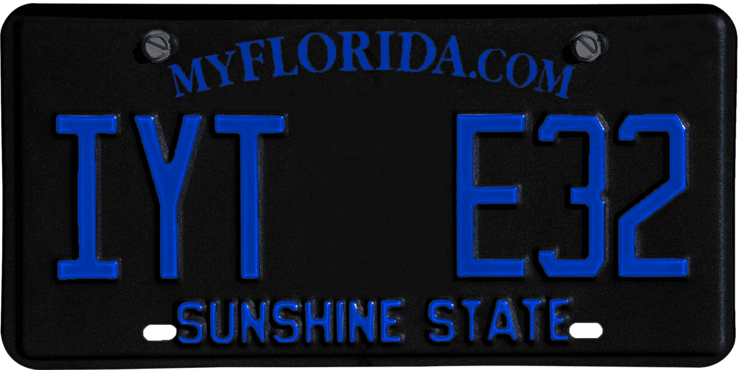 Florida License Plate Wrap Kit