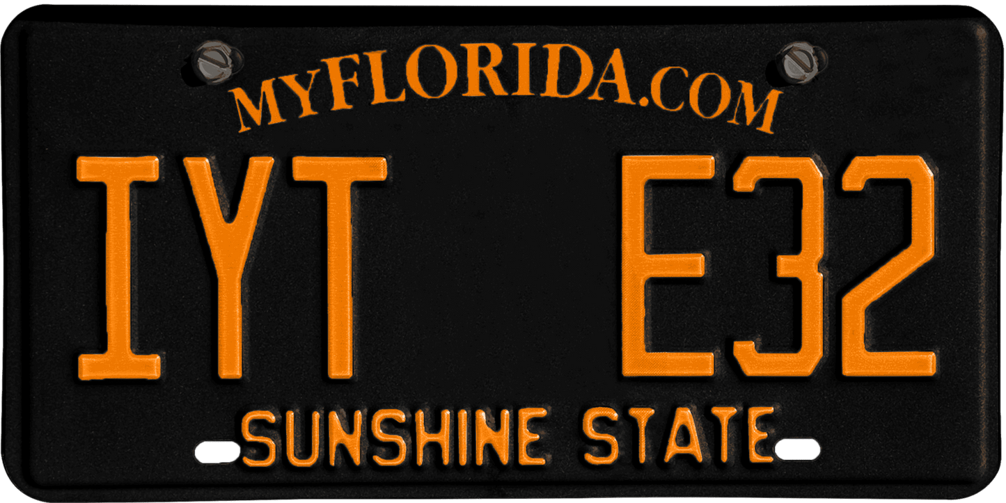 Florida License Plate Wrap Kit