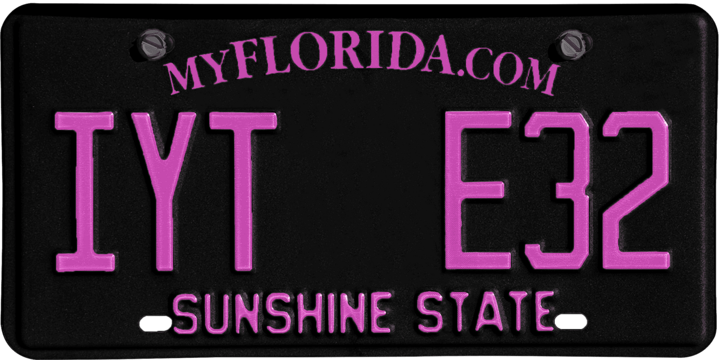 Florida License Plate Wrap Kit