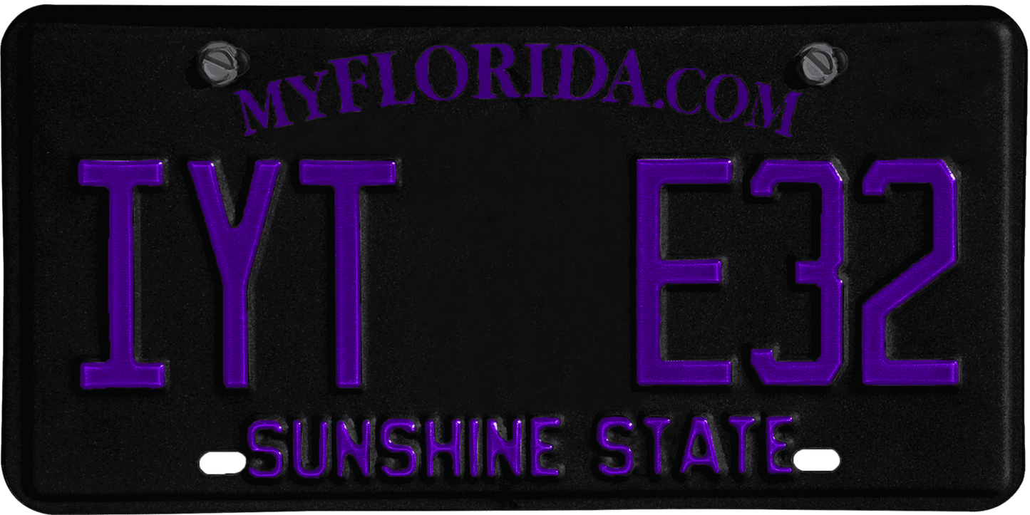 Florida License Plate Wrap Kit