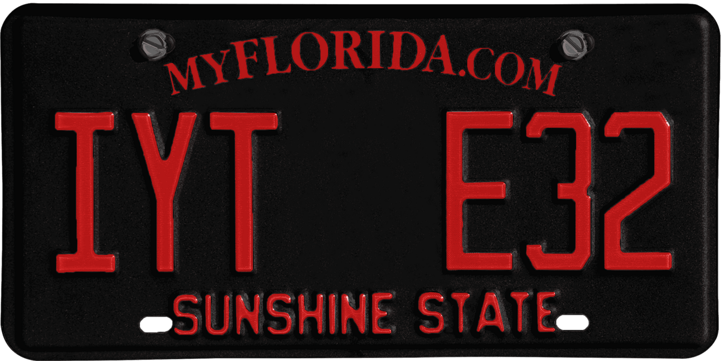 Florida License Plate Wrap Kit