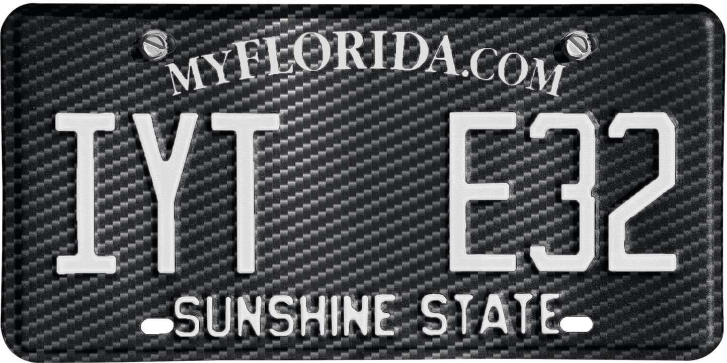 Florida License Plate Wrap Kit