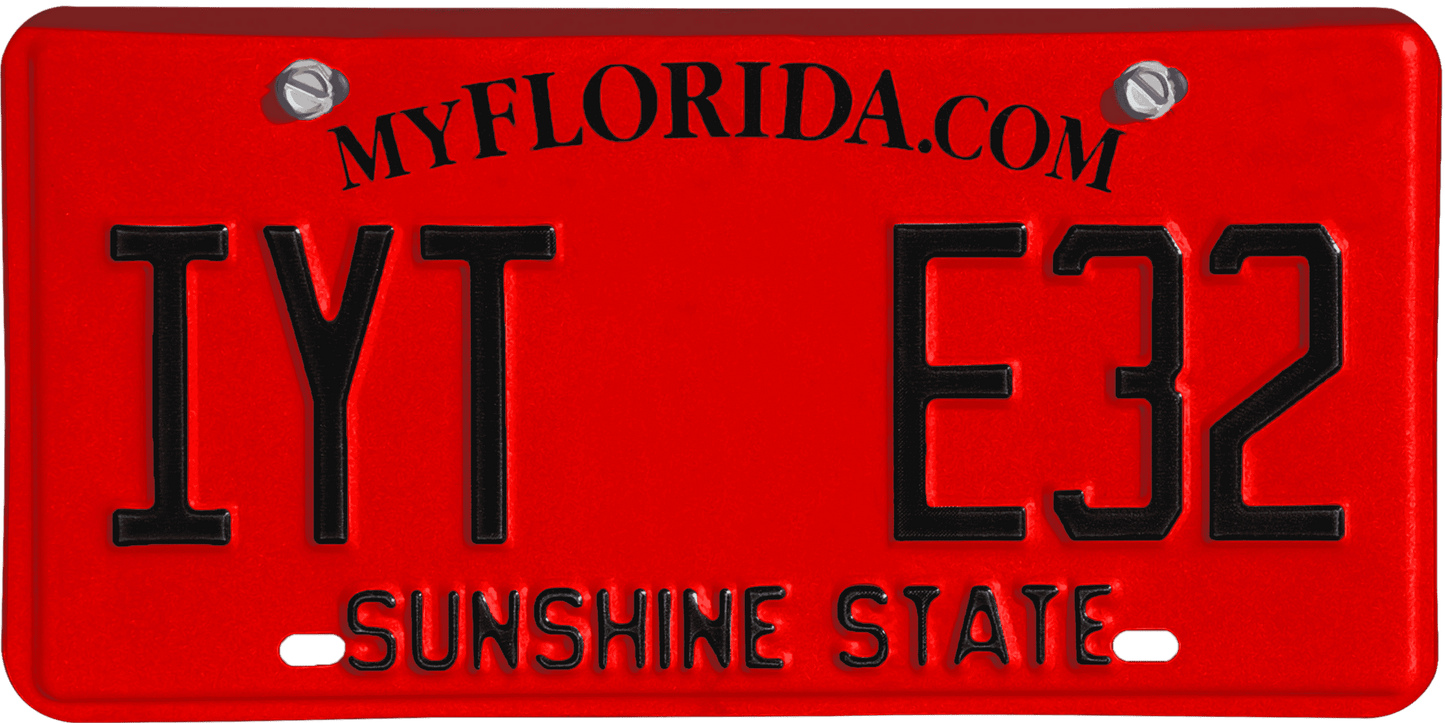 Florida License Plate Wrap Kit