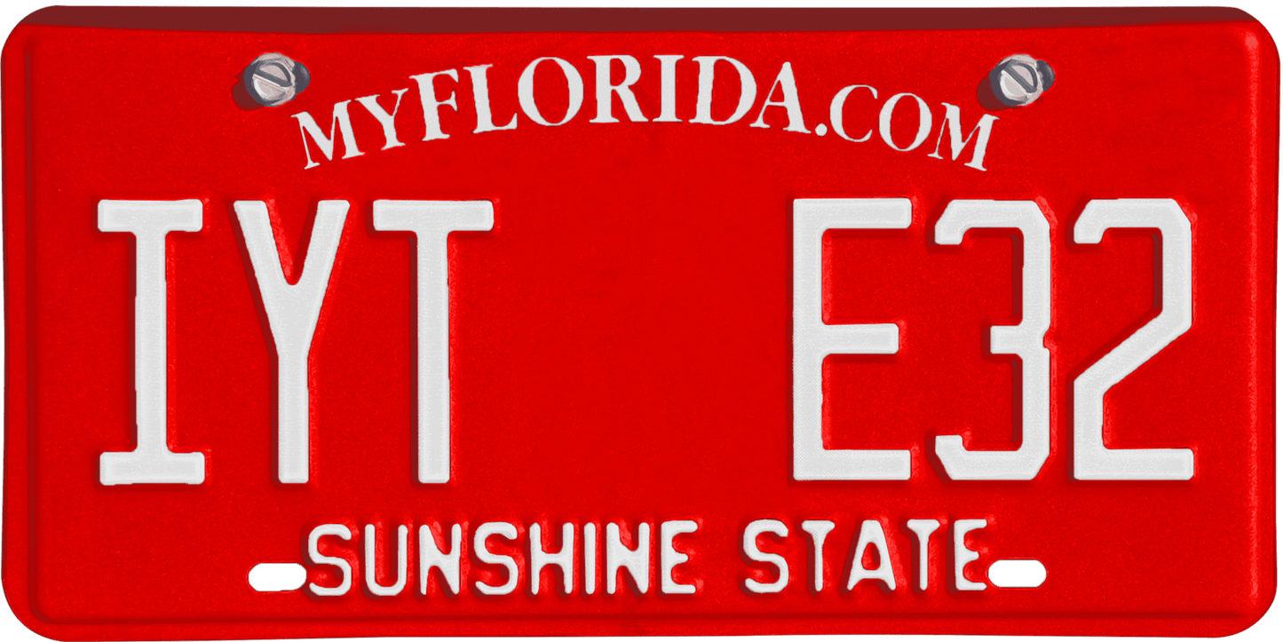 Florida License Plate Wrap Kit