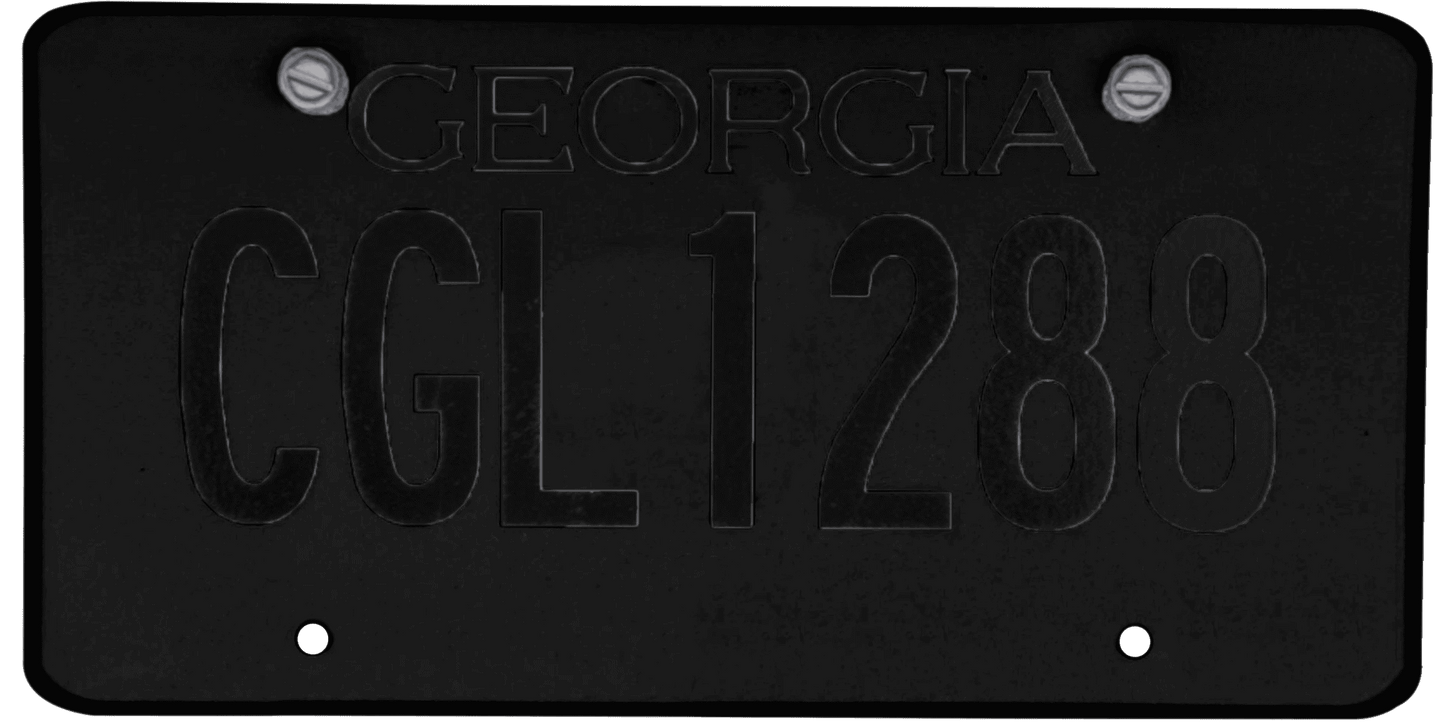 Georgia License Plate Wrap Kit