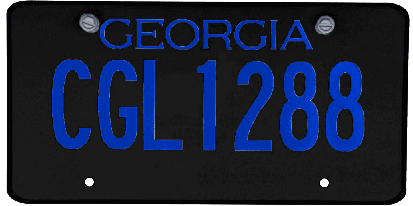 Georgia License Plate Wrap Kit