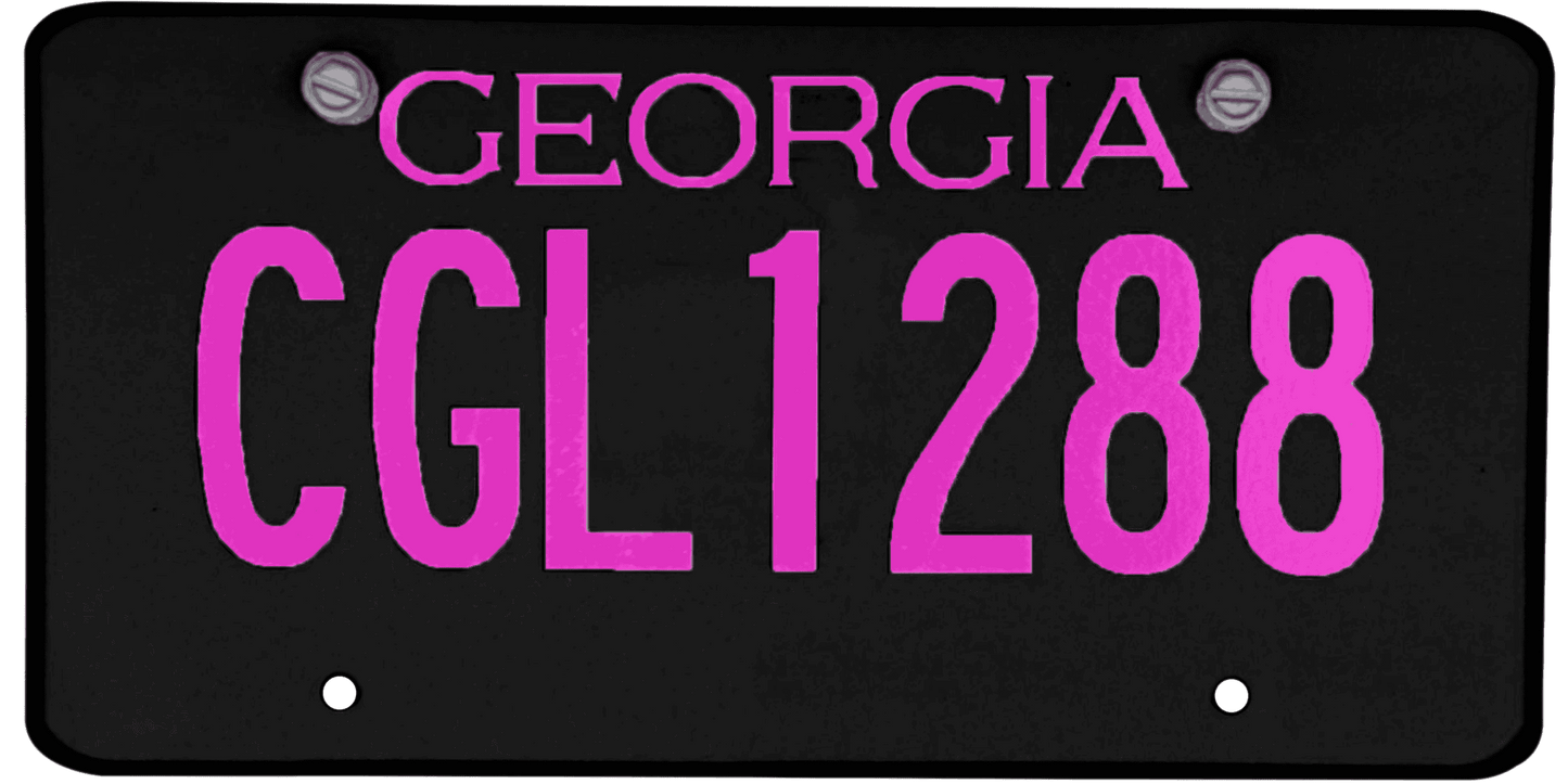 Georgia License Plate Wrap Kit