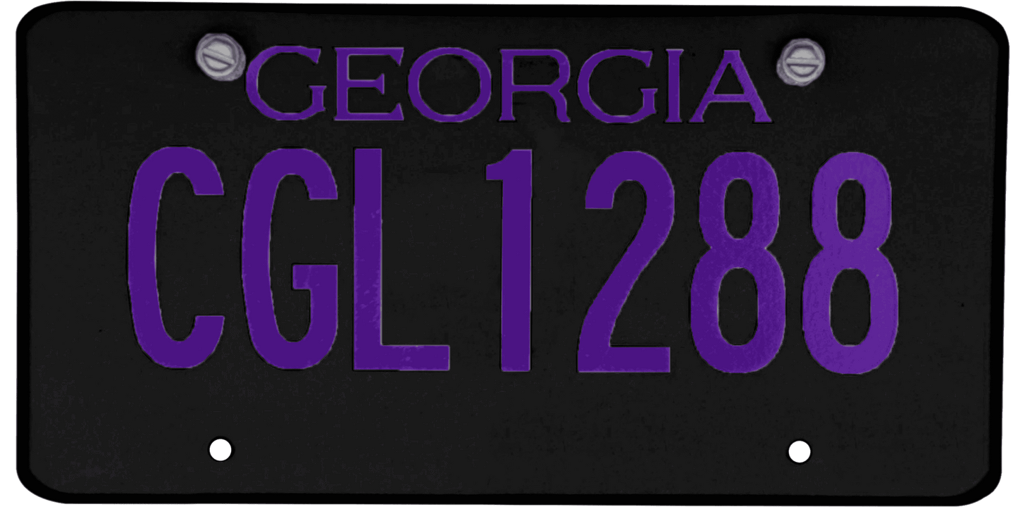 Georgia License Plate Wrap Kit