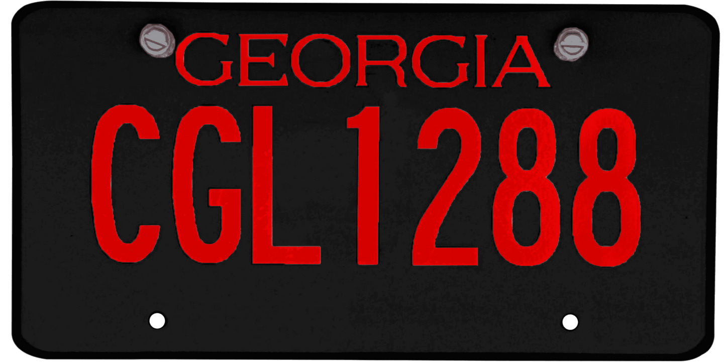 Georgia License Plate Wrap Kit