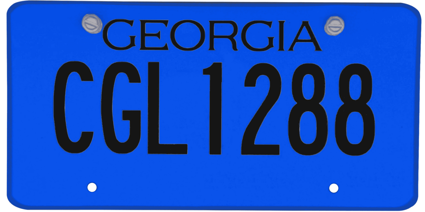 Georgia License Plate Wrap Kit