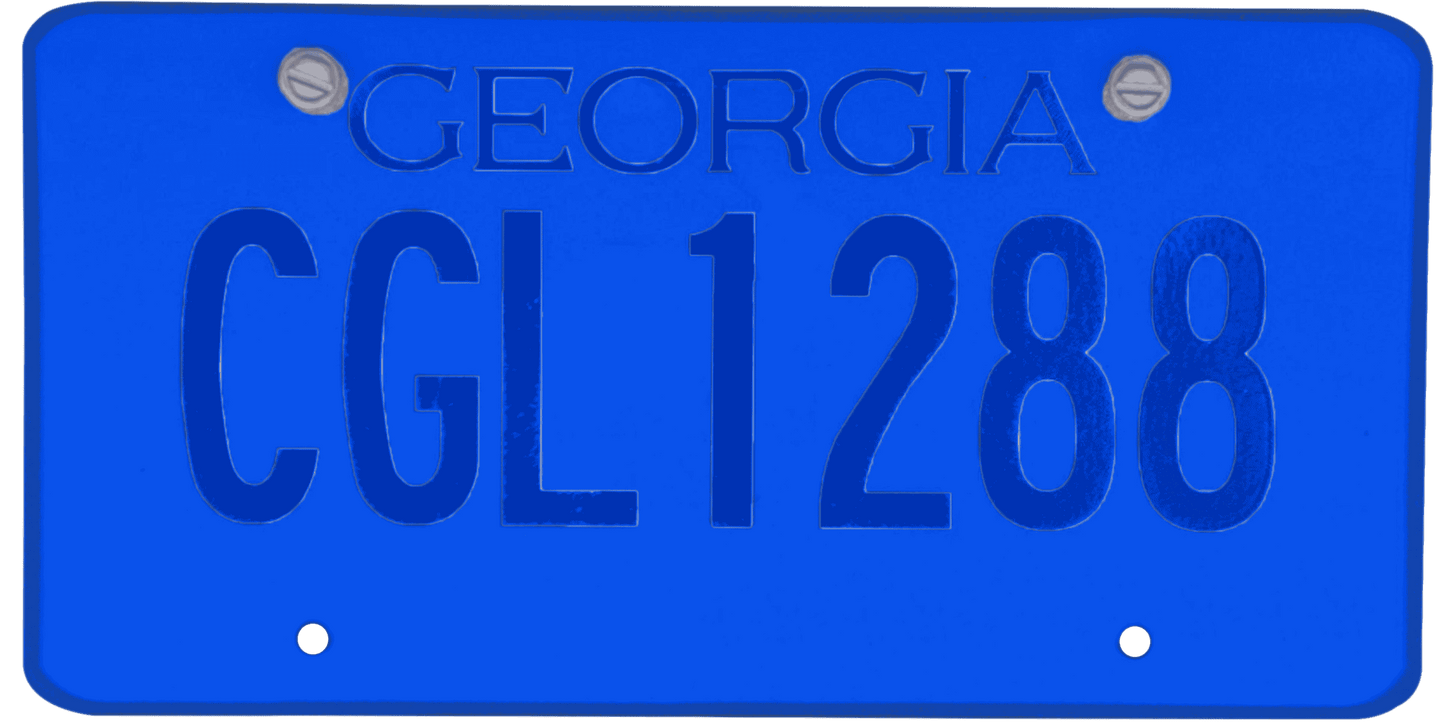 Georgia License Plate Wrap Kit