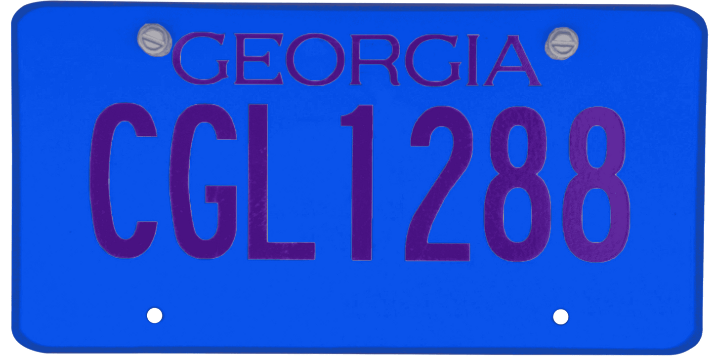 Georgia License Plate Wrap Kit