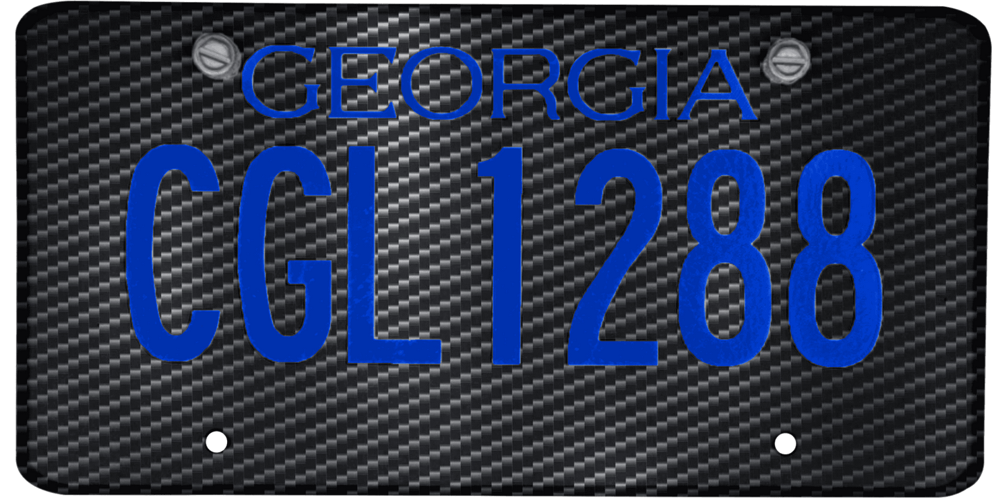 Georgia License Plate Wrap Kit