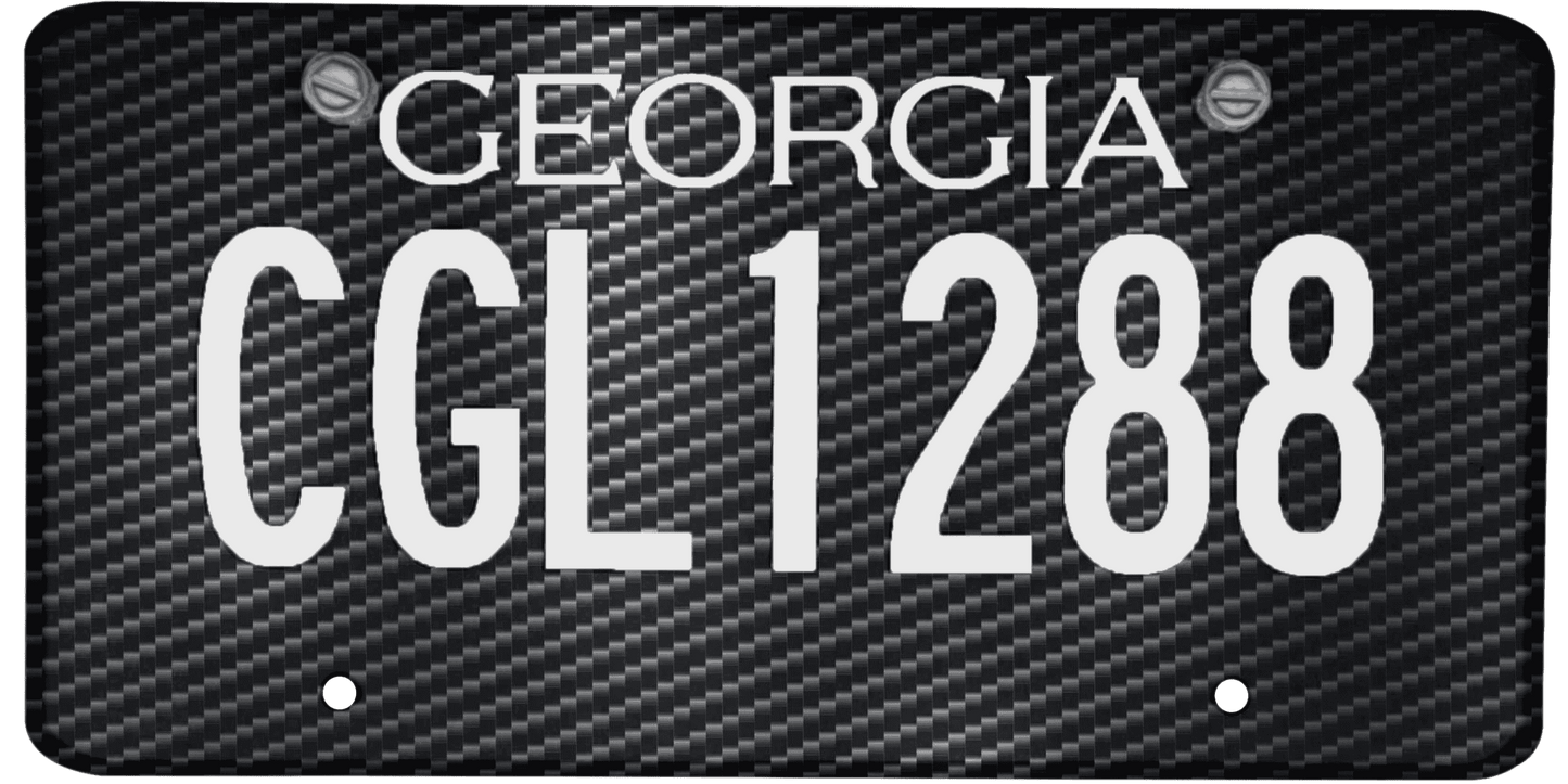 Georgia License Plate Wrap Kit