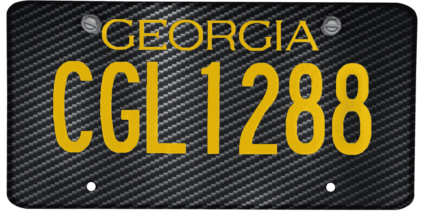 Georgia License Plate Wrap Kit