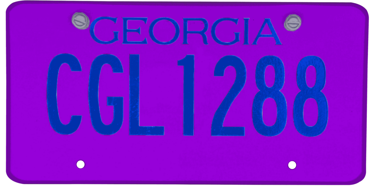 Georgia License Plate Wrap Kit