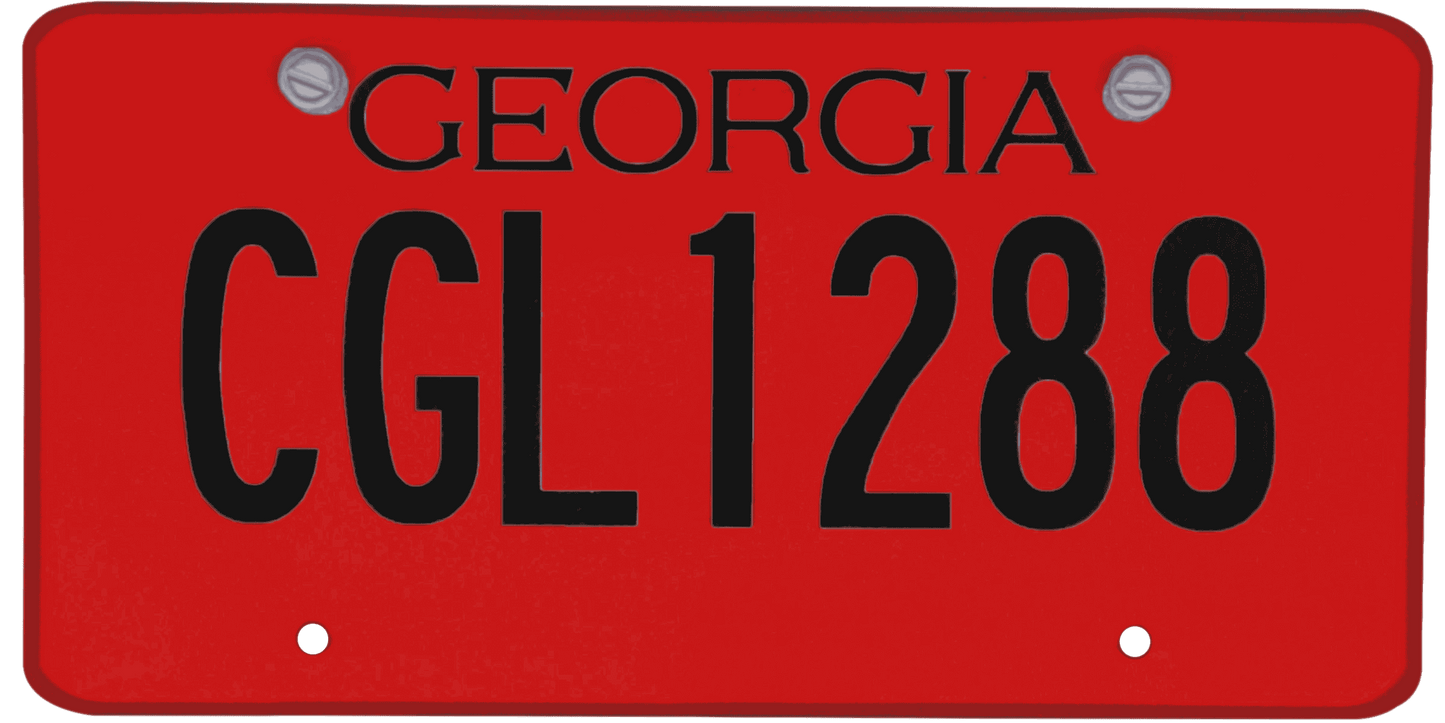 Georgia License Plate Wrap Kit