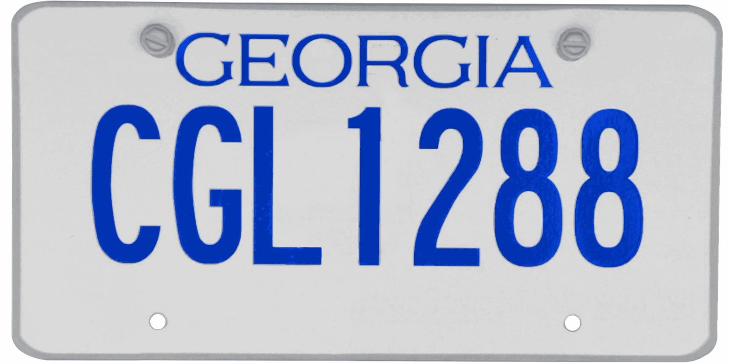 Georgia License Plate Wrap Kit