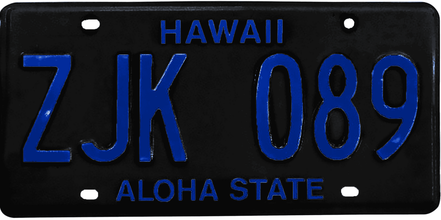 Hawaii License Plate Wrap Kit