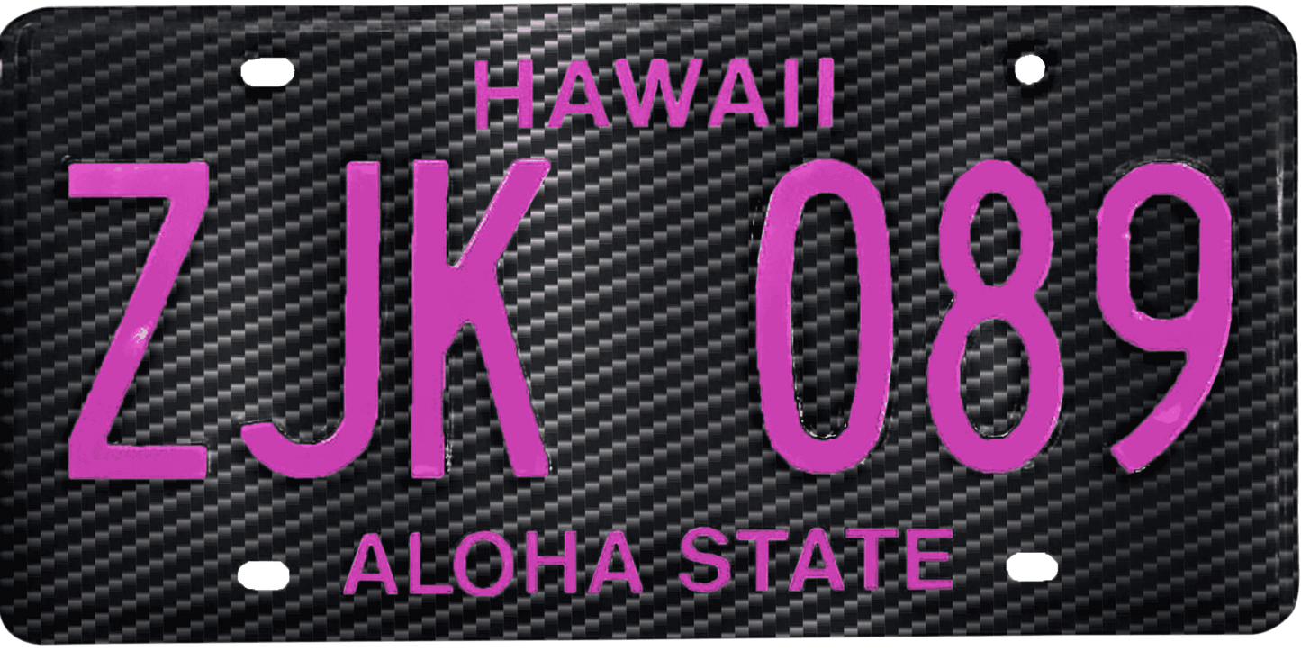 Hawaii License Plate Wrap Kit