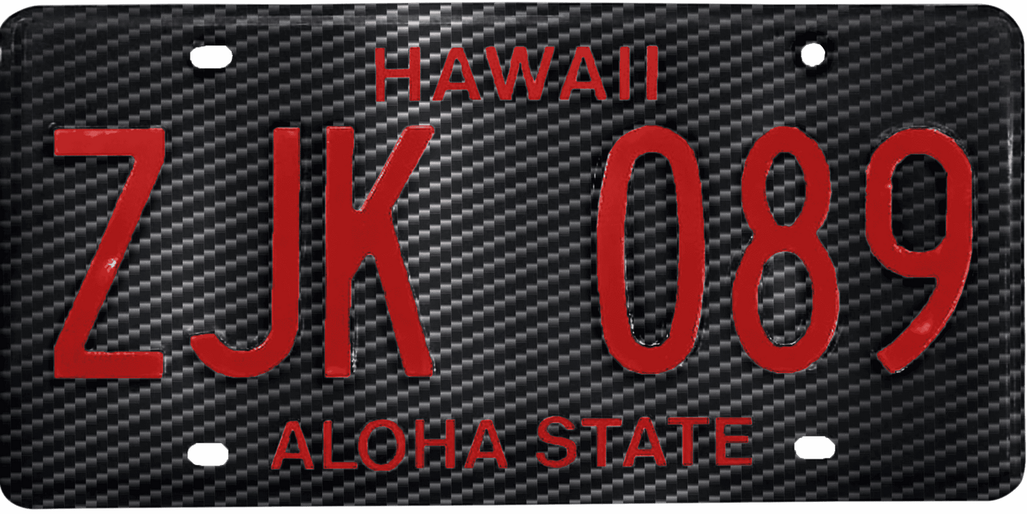 Hawaii License Plate Wrap Kit