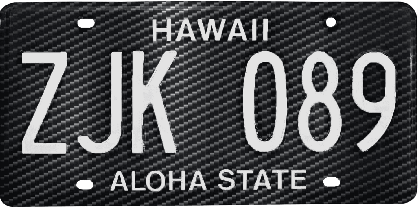 Hawaii License Plate Wrap Kit