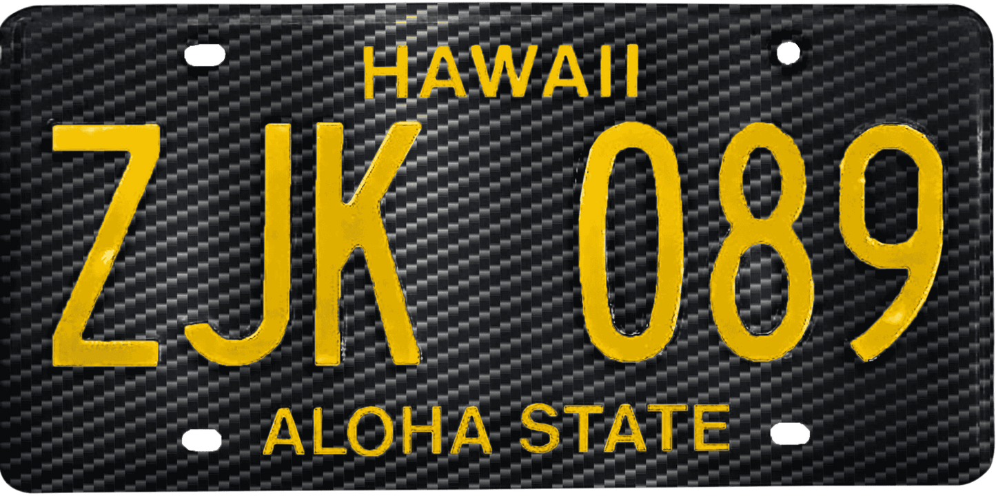 Hawaii License Plate Wrap Kit