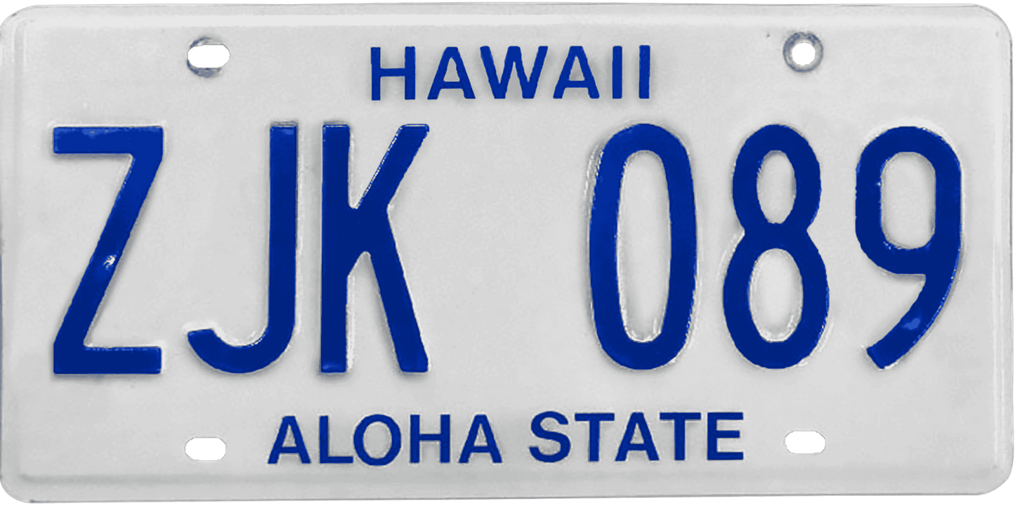 Hawaii License Plate Wrap Kit